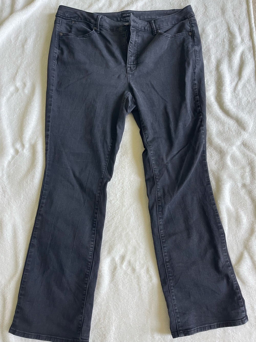 Talbots Women's Boot Cut Jeans in Black